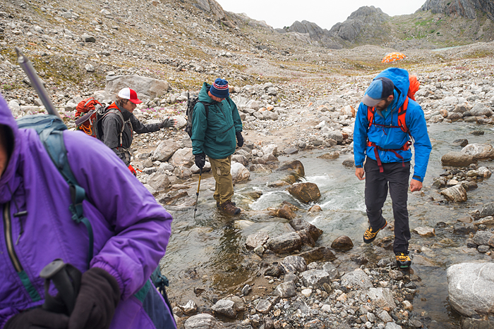 Trekking adventure on Lemon Glacier, Juneau Icefield, Juneau, Alaska, USA