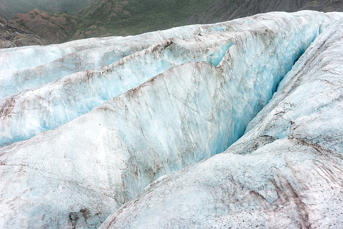 crevasses on Lemon Glacier, Juneau Icefield, Juneau, Alaska, USA