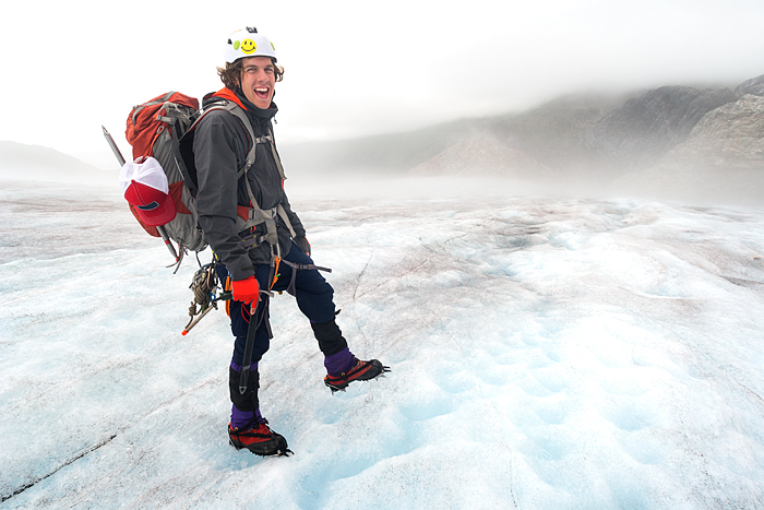 Trekking adventure on Lemon Glacier, Juneau Icefield, Juneau, Alaska, USA