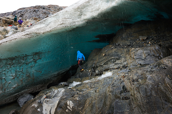 Trekking adventure on Lemon Glacier, Juneau Icefield, Juneau, Alaska, USA