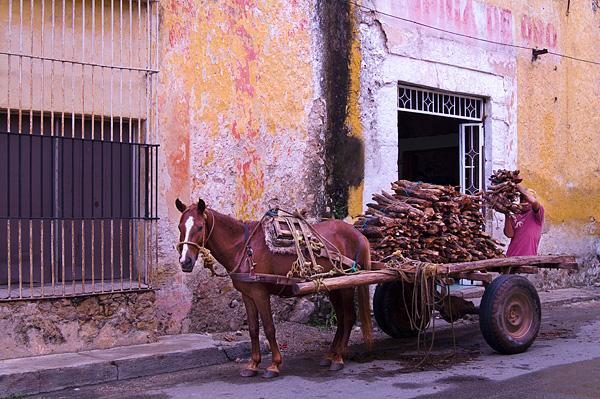 Yellow town of Izamal, Yucatan, Mexico