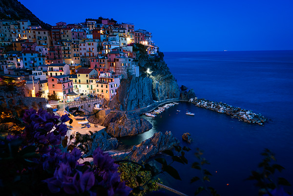 Cinque Terre blue hour