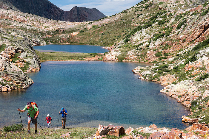 Eldorado Lake, Weminuche Wilderness, Redwood llamas, hiking, backpacking, camping adventure