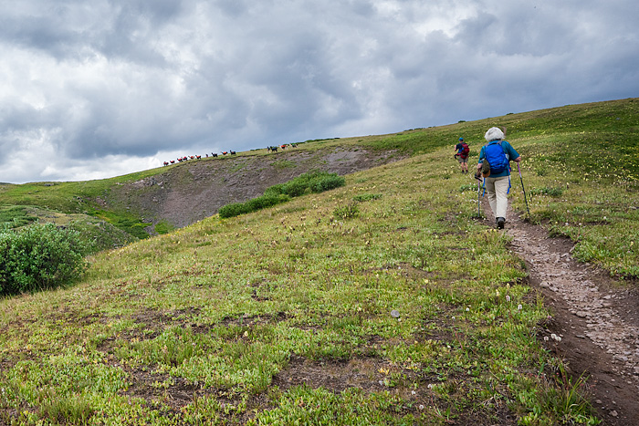 Hiking in the San Juan Mountains, Colorado