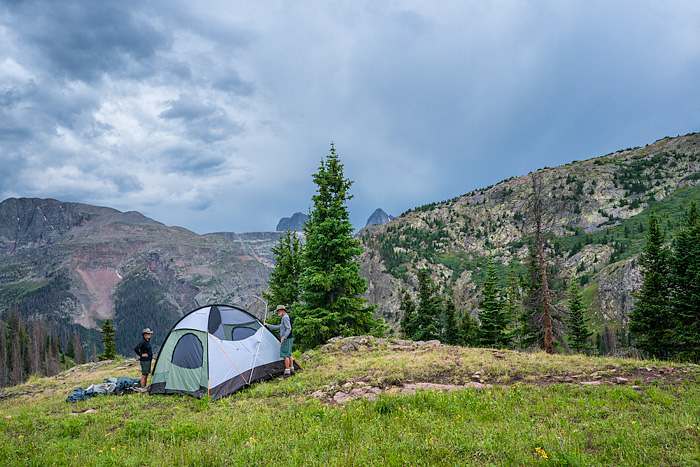 Camping in San Juan Mountains