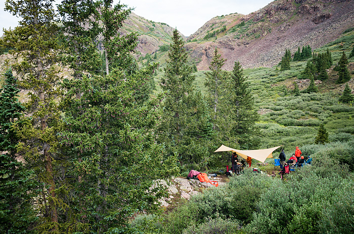 Camping in San Juan Mountains