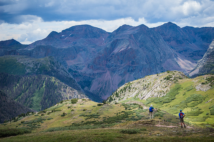 Hiking in the San Juan Mountains, Colorado