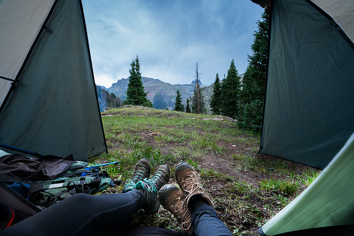 Camping in San Juan Mountains