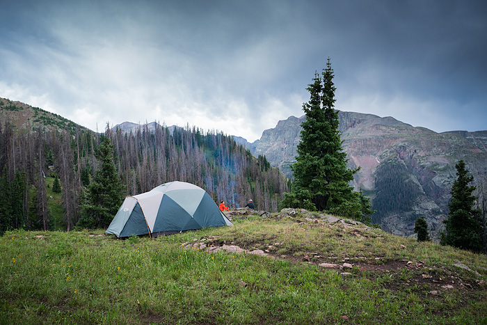 Camping in San Juan Mountains