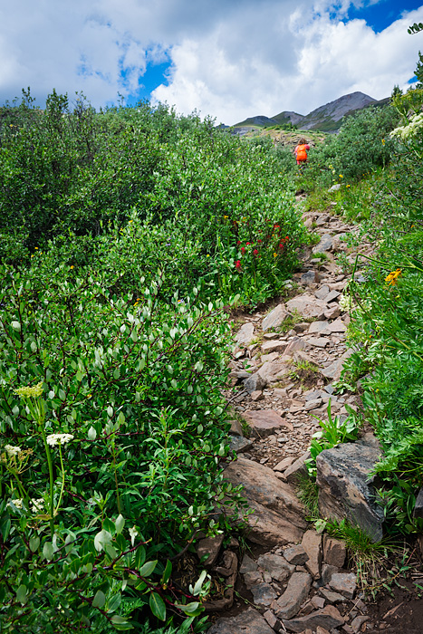 Hiking in the San Juan Mountains, Colorado