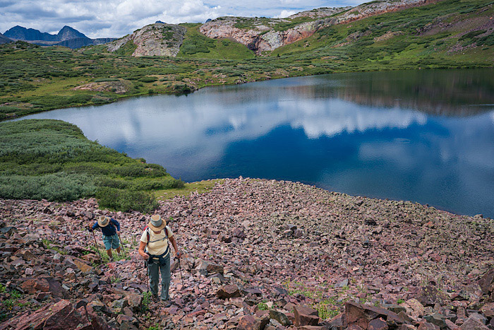 seniors, hiking, San Juan Mountains, Colorado, hiking, backpacking, adventure, wanderluster, mountains, epic scenery