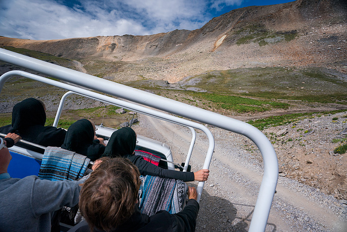 Colorado West jeep tour, Imogene Pass, Ouray, Colorado, USA