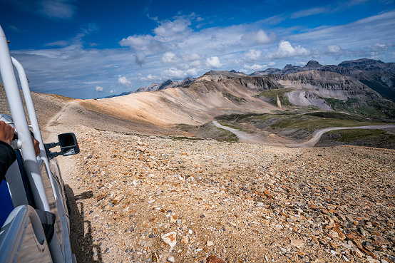 Colorado West jeep tour, Imogene Pass, Ouray, Colorado, USA