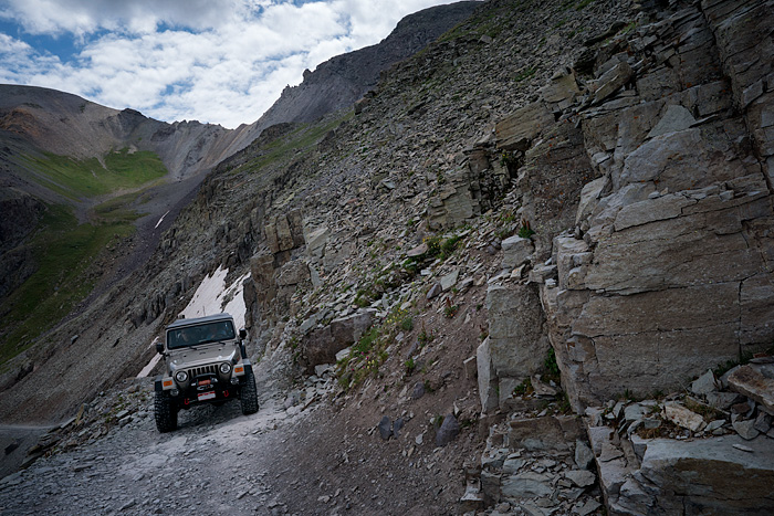 Colorado West jeep tour, Imogene Pass, Ouray, Colorado, USA