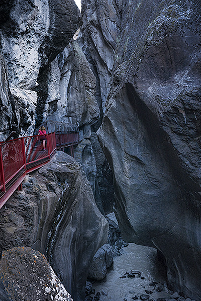 Hiking to Box Canyon Falls, Ouray, CO, USA