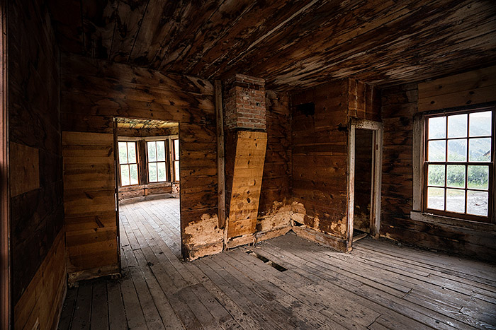 Animas Forks, Colorado, ghost town, mining, mountains San Juan National Forest