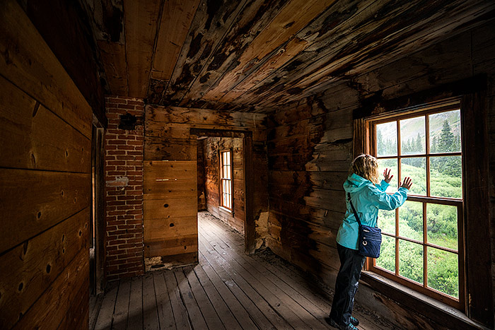 Animas Forks, Colorado, ghost town, mining, mountains San Juan National Forest