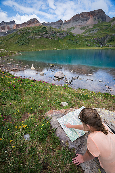 map, Ice Lake, CO