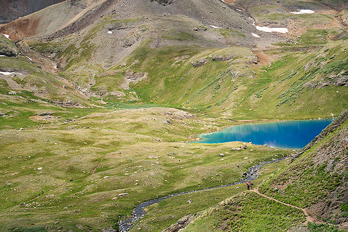 Hiking to Island lake, CO