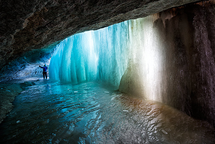 kenji nakamura photography frozen waterfall