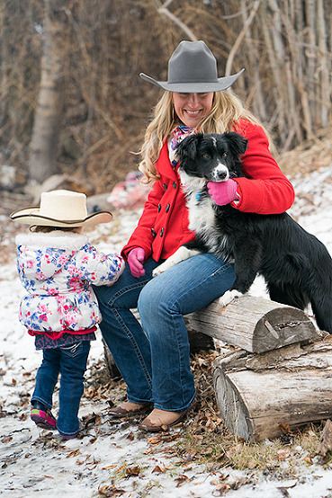 cowgirl-dog-child