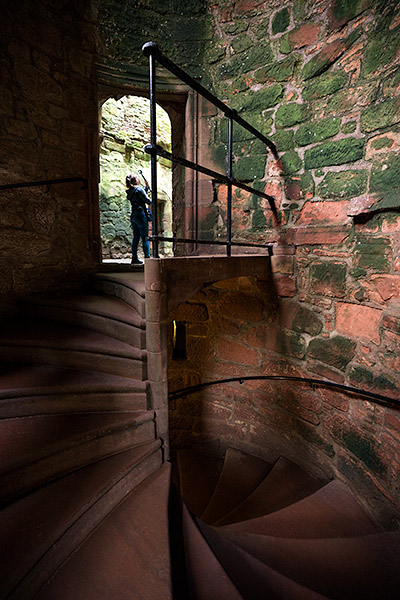 Caerlaverock Castle in southern Scotland