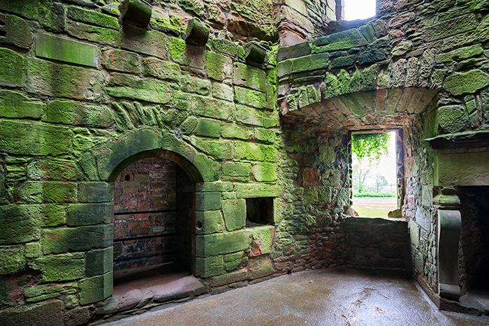 Caerlaverock Castle in southern Scotland