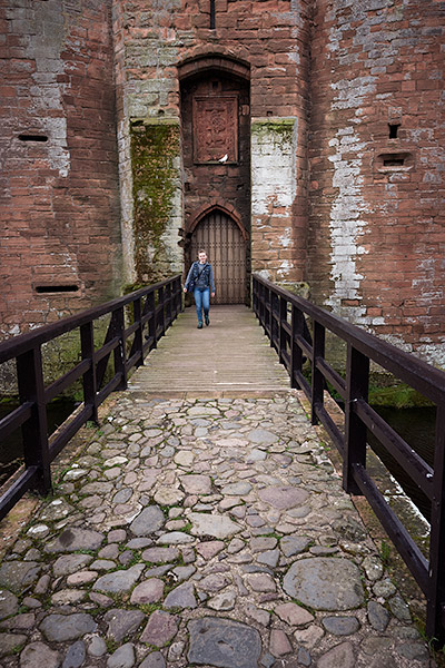 Caerlaverock Castle in southern Scotland