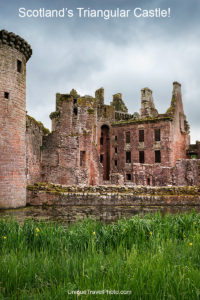 Caerlaverock Castle in southern Scotland