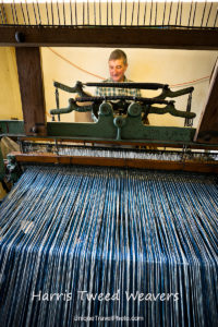 Harris Tweed weaver on the Isle of Lewis