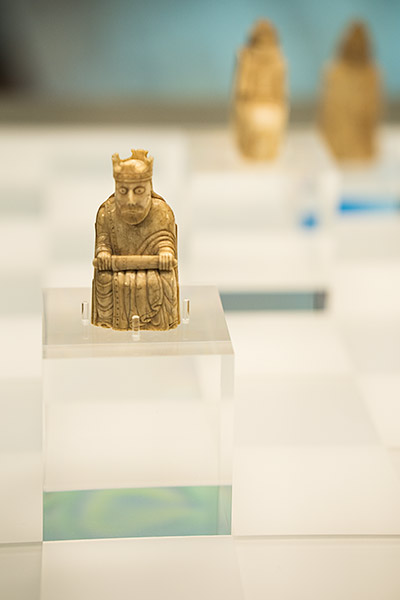 12th century Lewis Chessmen, Museum, Isle of Lewis