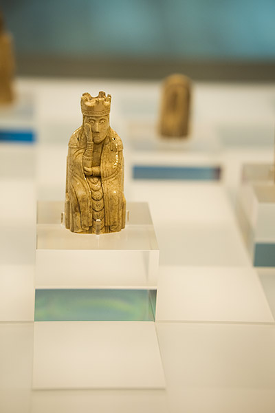 Queen chess piece, Lewis Chessmen, Museum, Isle of Lewis