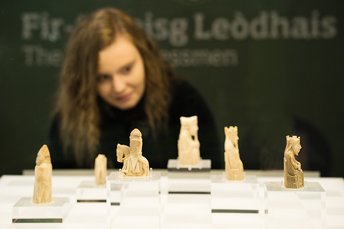 12th century Lewis Chessmen, Museum, Isle of Lewis