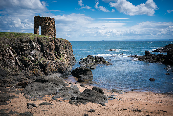 Lady Tower in Elie on the Fife Coastal Path