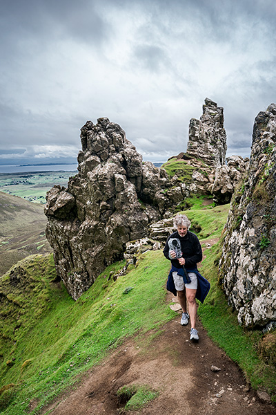 over the sea to skye hike to quriang