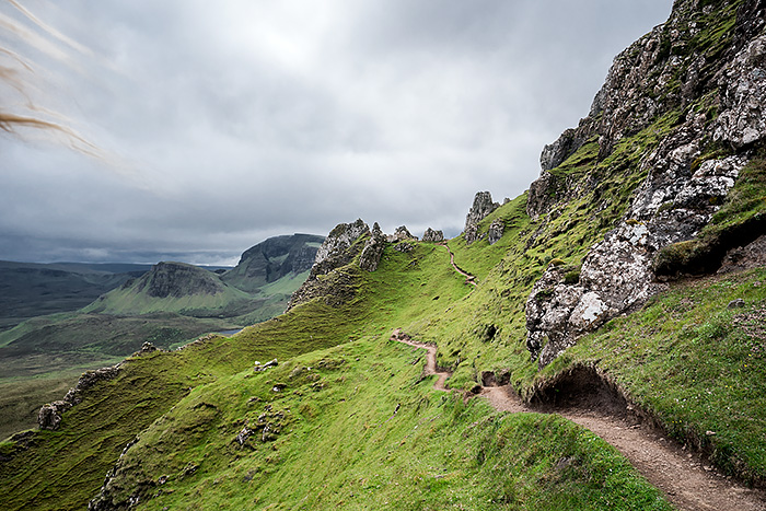 over the sea to skye hike to quriang