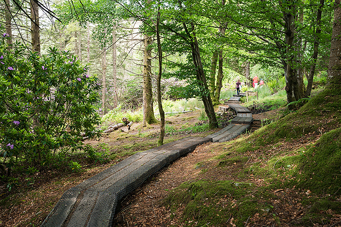 Watching the Hogwarts Express Train requires a hike