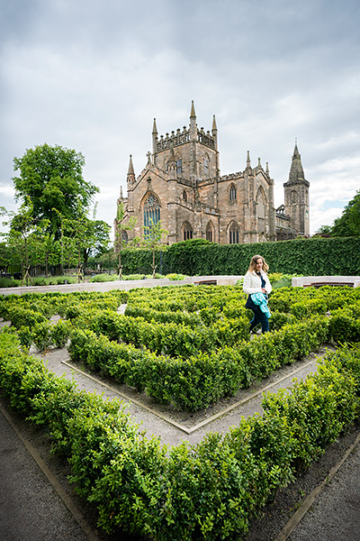 maze, Dunfermline Scotland ancient capital