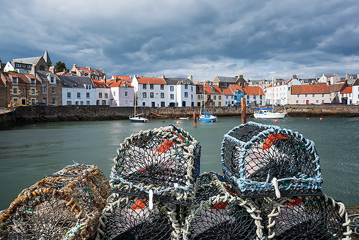 Fishing village on the Fife Coastal Path