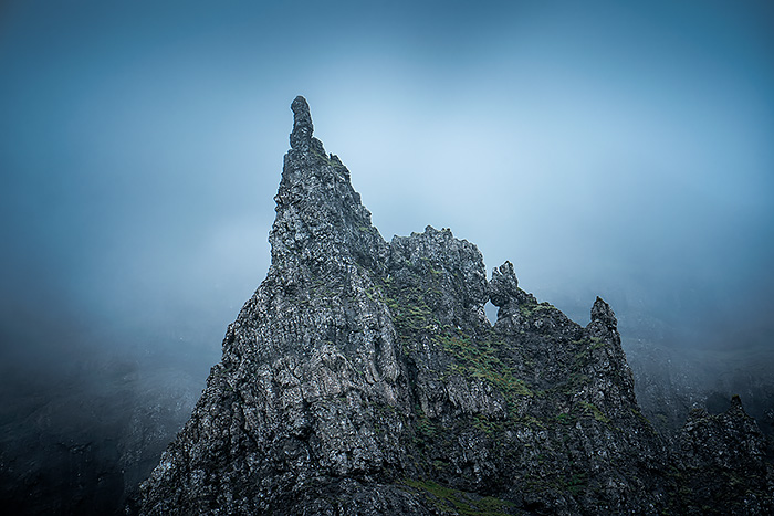 Old Man of Storr hiking trail on Trotternish peninsula, Isle of Skye