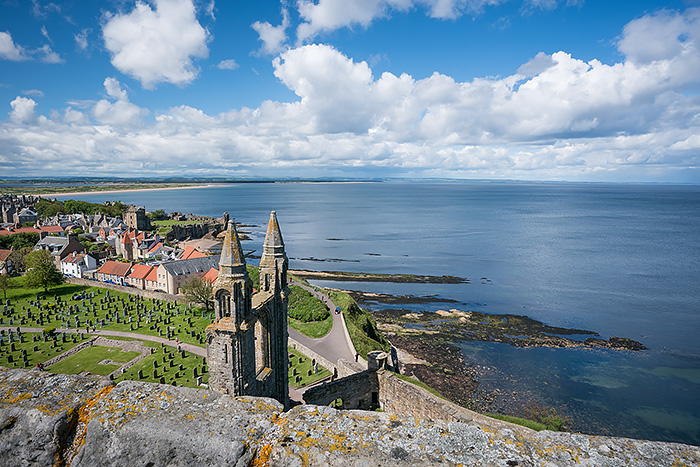 St. Andrews on the FIfe Coastal Path, Scotland