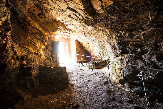 St. Filians cave, pittenweem village, Fife Coastal Path, Scotland