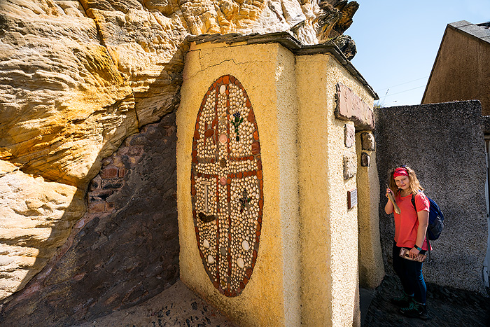 St. Filians cave, pittenweem village, Fife Coastal Path, Scotland