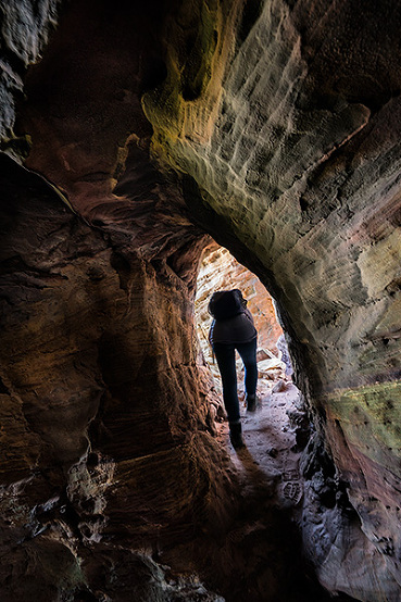 Caiplie caves Fife coastal path