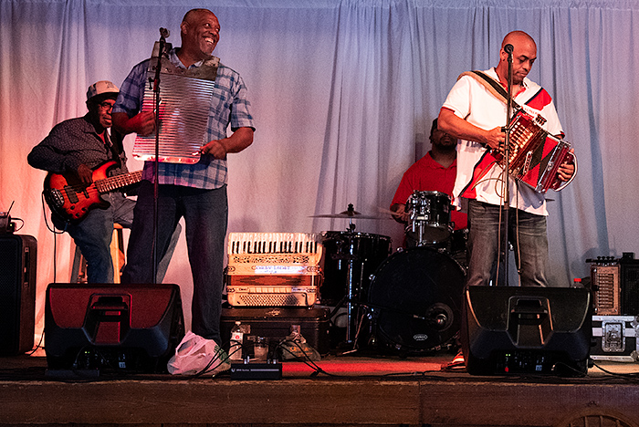 Vermillionville Living Folk Museum, live Cajun music and dancing at Bal du Dimanche, Sunday Dance Series, Lafayette, Louisiana, USA