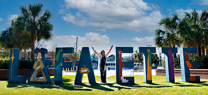 Lafayette sign in Louisiana