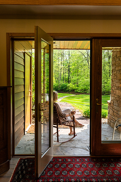 Staying in a Frank Lloyd Wright house