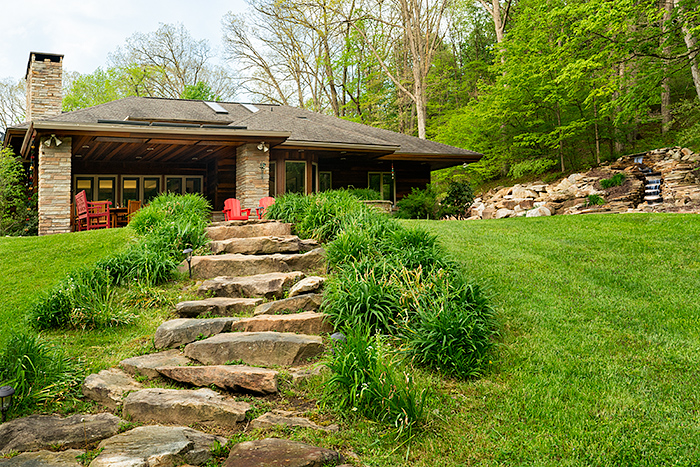 Staying in a Frank Lloyd Wright house