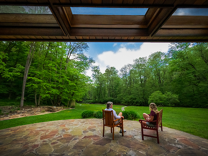 Staying in a Frank Lloyd Wright house