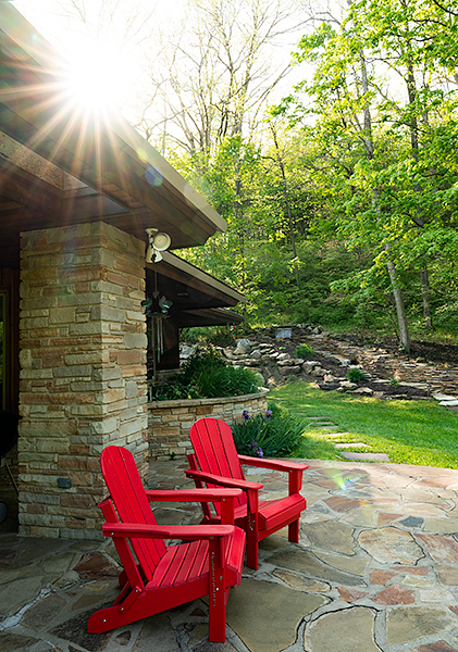 Staying in a Frank Lloyd Wright house